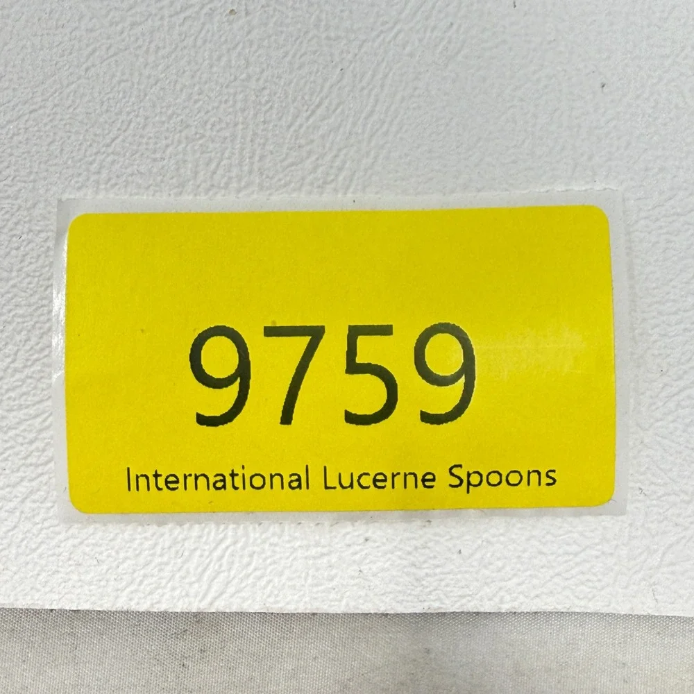 International Silver Lucerne Spoon Set 5 Pcs Replace Stainless Modern Minimalist